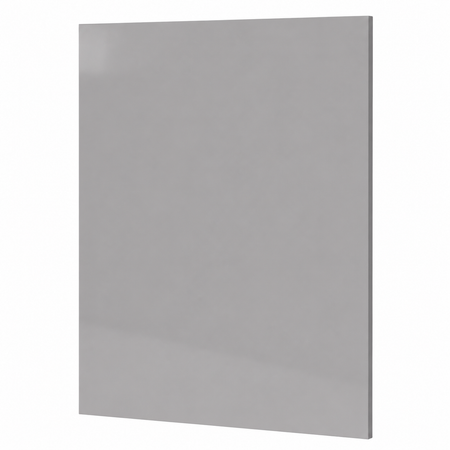 High Gloss Gray Base Decorative Door Panel | USA Cabinets Outlet