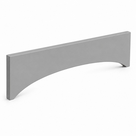 Gray Shaker Arched Valance | USA Cabinets Outlet