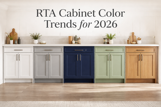 RTA Cabinet Colors Trends for 2026