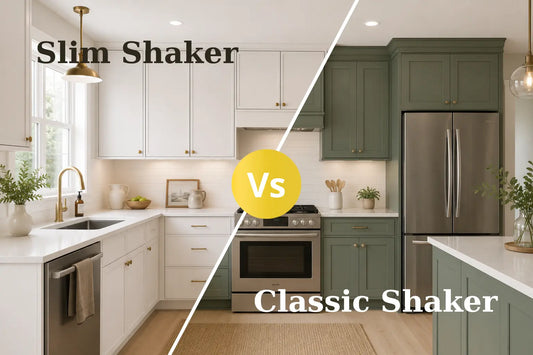 Shaker vs. Slim Shaker Cabinets: What Style Works For Your Kitchen?