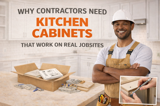 Why Contractors Need Kitchen Cabinets That Work on Real Jobsites