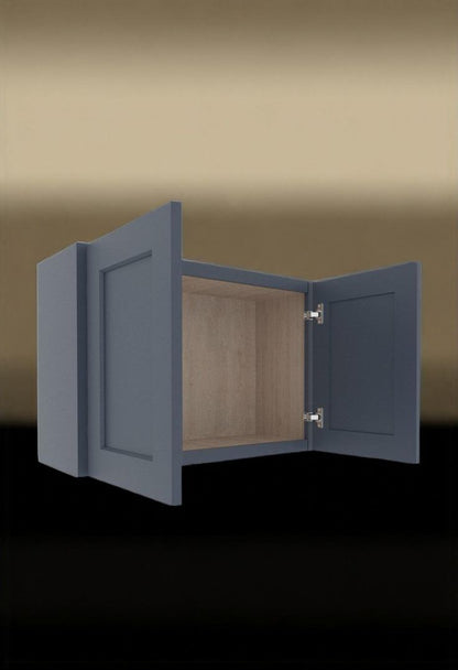 Navy Blue Shaker 24″ H Double Doors Wall Cabinet
