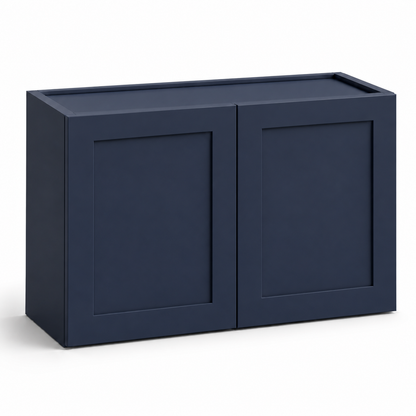 Navy Blue Shaker 21″ H Double Doors Bridge Cabinet