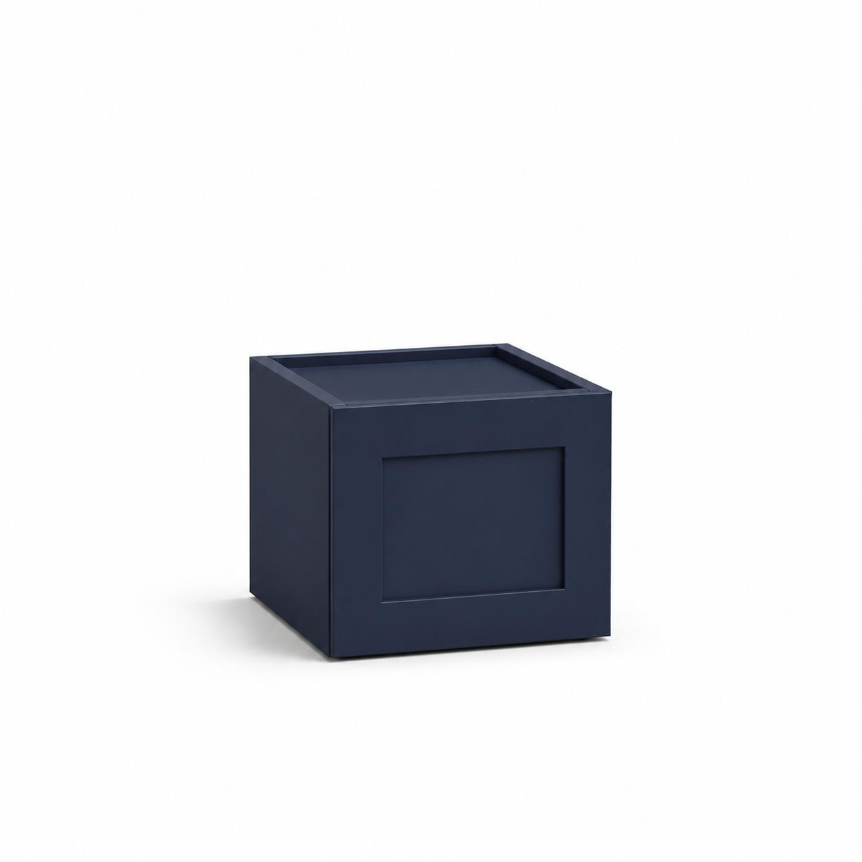 Navy Blue Shaker 12″ H Single Door Wall Cabinet