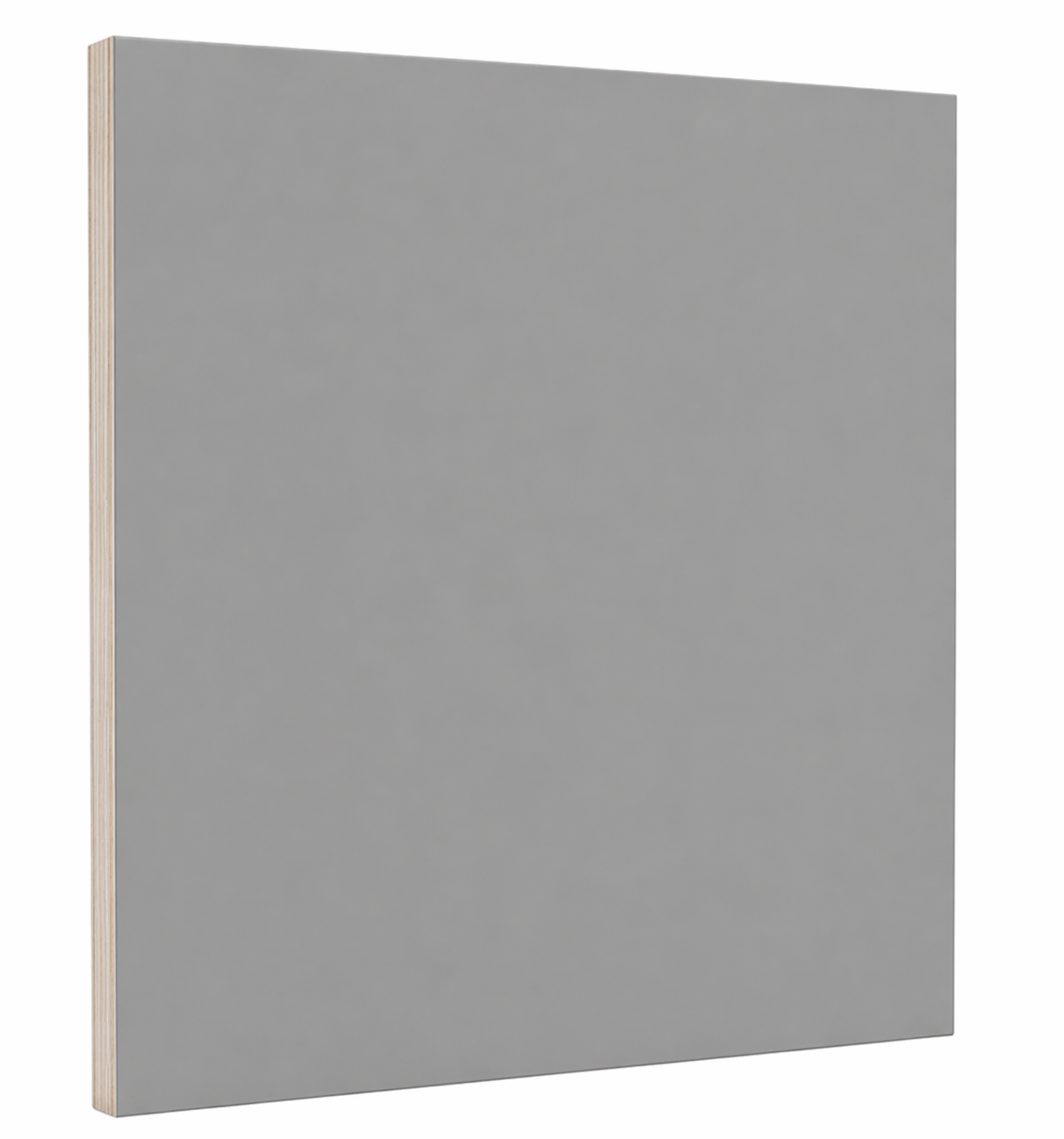 Gray Finished Plywood Panel 27" H