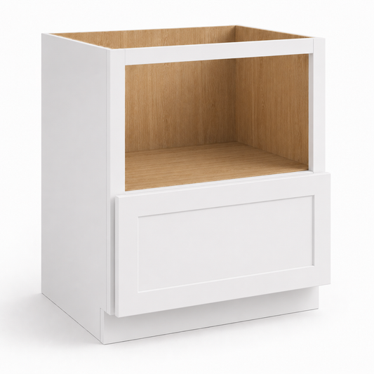 White cabinet with a drawer on a white background|USA Cabinets Outlet|