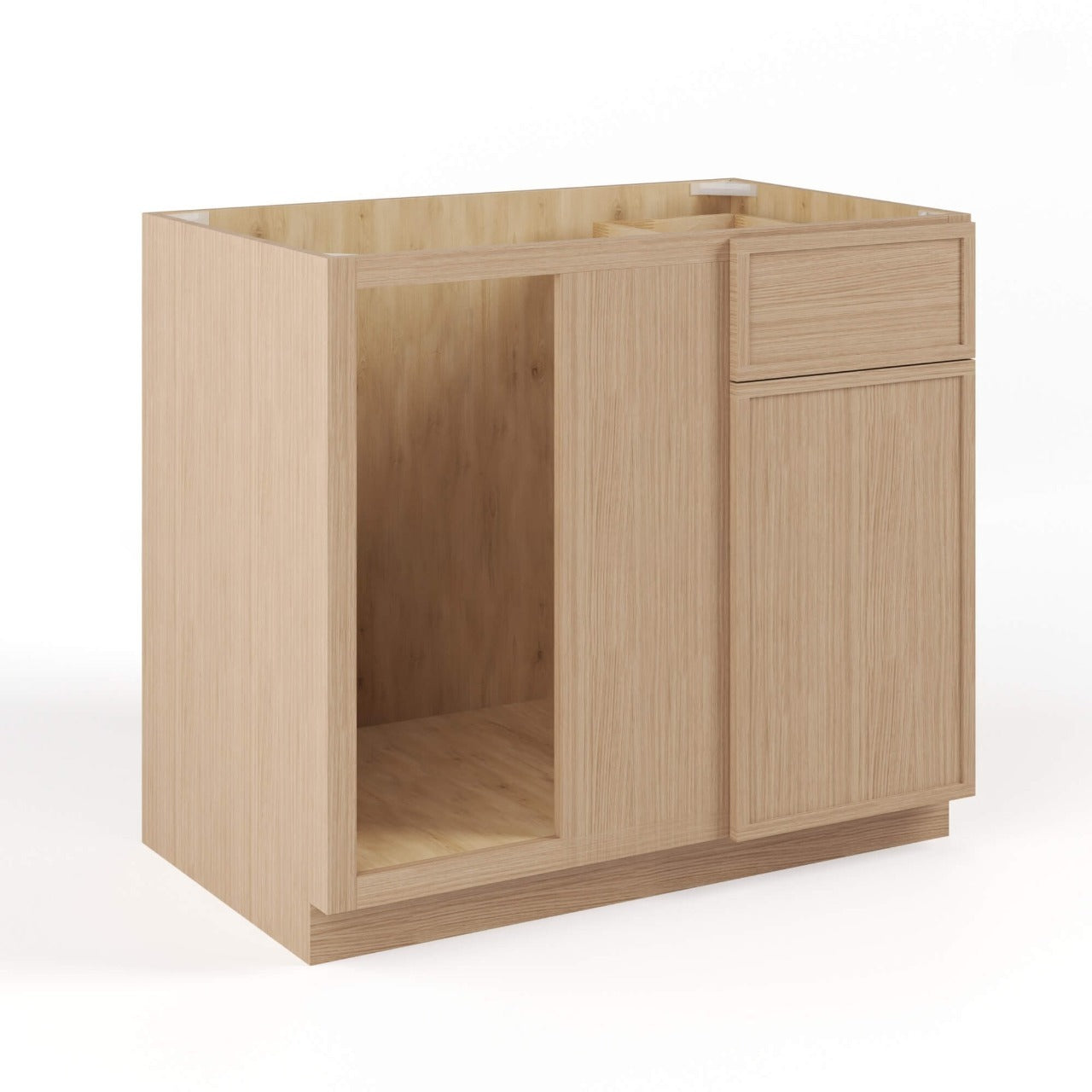 Slim Shaker Oak Blind Corner Base Cabinet (L/R interchangeable)