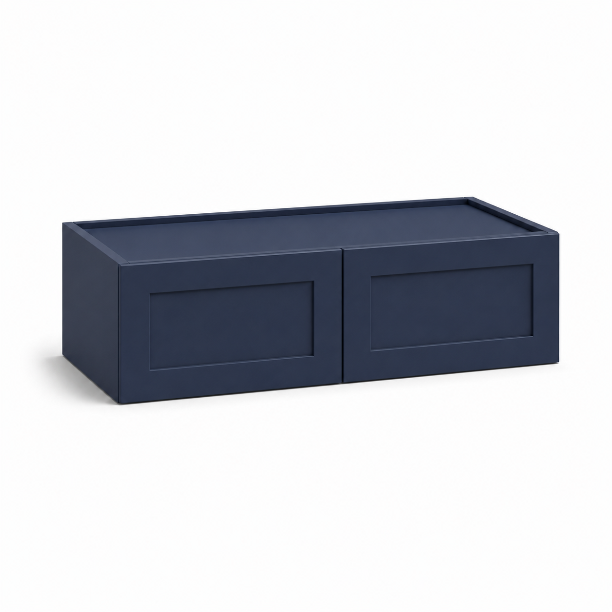 Navy Blue Shaker 12″ H Double Doors Wall Cabinet