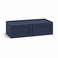 Navy Blue Shaker 12″ H Double Doors Wall Cabinet