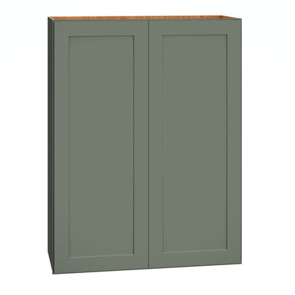 Sage Green Shaker 36″ H Double Door Wall Cabinet