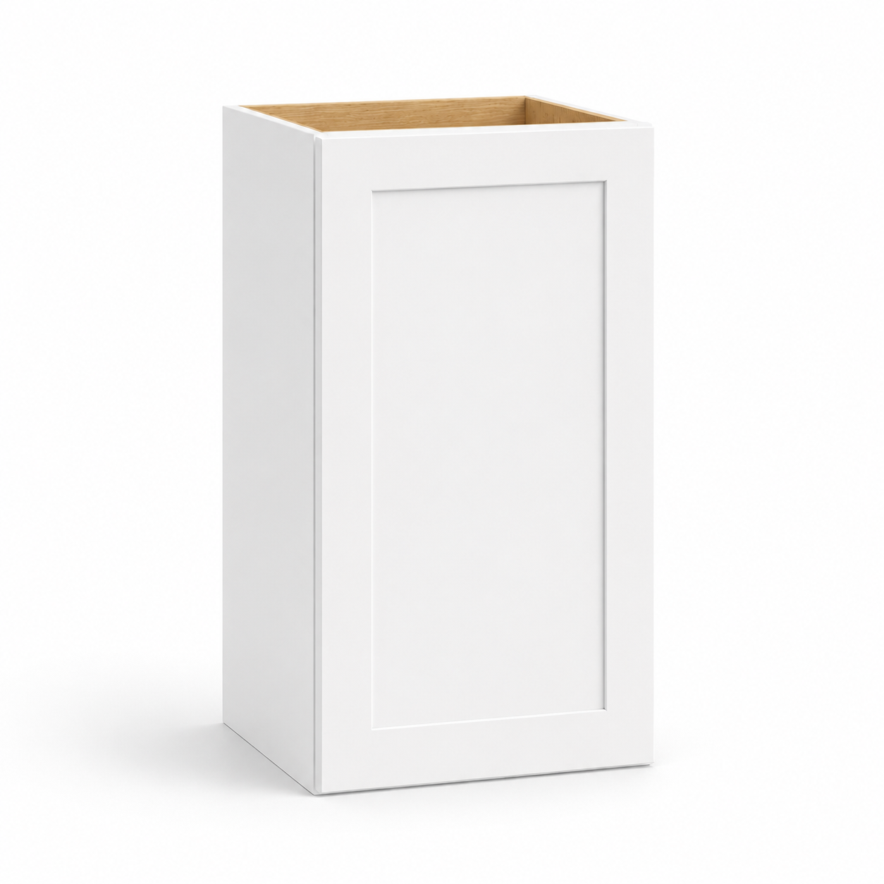 White Shaker 30″ H Single Door Wall Cabinet