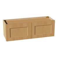 Natural Oak Shaker 24″ H Double Doors Wall Cabinet