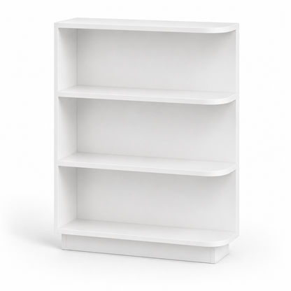 White Shaker Base End Shelf (Reversible)