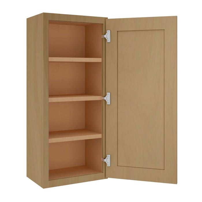 Slim Shaker Oak 42″ H Single Door Wall Cabinets