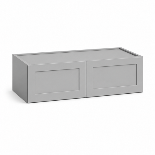 Gray Shaker 12″ H Double Doors Wall Cabinet