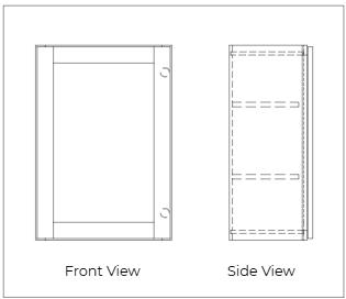 30HSingle_Door_Wall_Cabinet_View USACabinetsOutlet