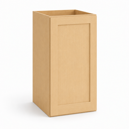 Unfinished Shaker 30″ H Single Door Wall Cabinet