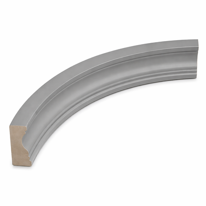 Gray Crown Moulding Curve