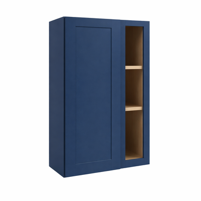 Navy Blue Shaker 30″ H Wall Blind Cabinet