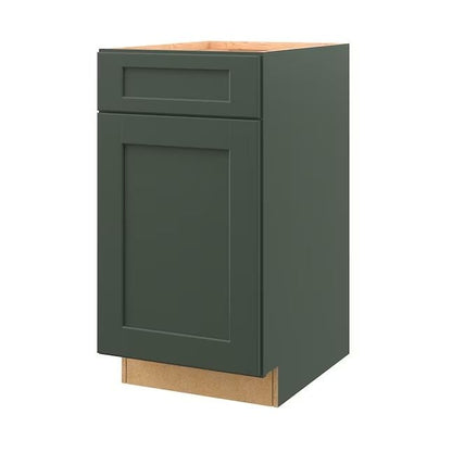 Green Shaker 18"W x 29-1/2"H Two Drawer Document File Base Cabinets
