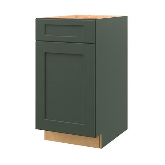 Green Shaker 18"W x 29-1/2"H Two Drawer Document File Base Cabinets