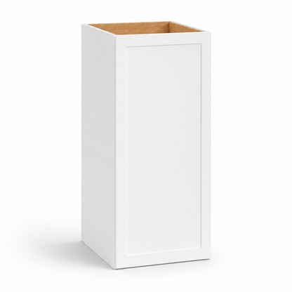 Slim Shaker White 42″ H Single Door Wall Cabinets