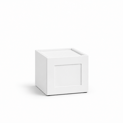 White Shaker 12″ H Single Door Wall Cabinet