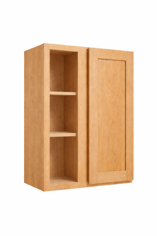 Natural Oak Shaker 36″ H Wall Blind Cabinets