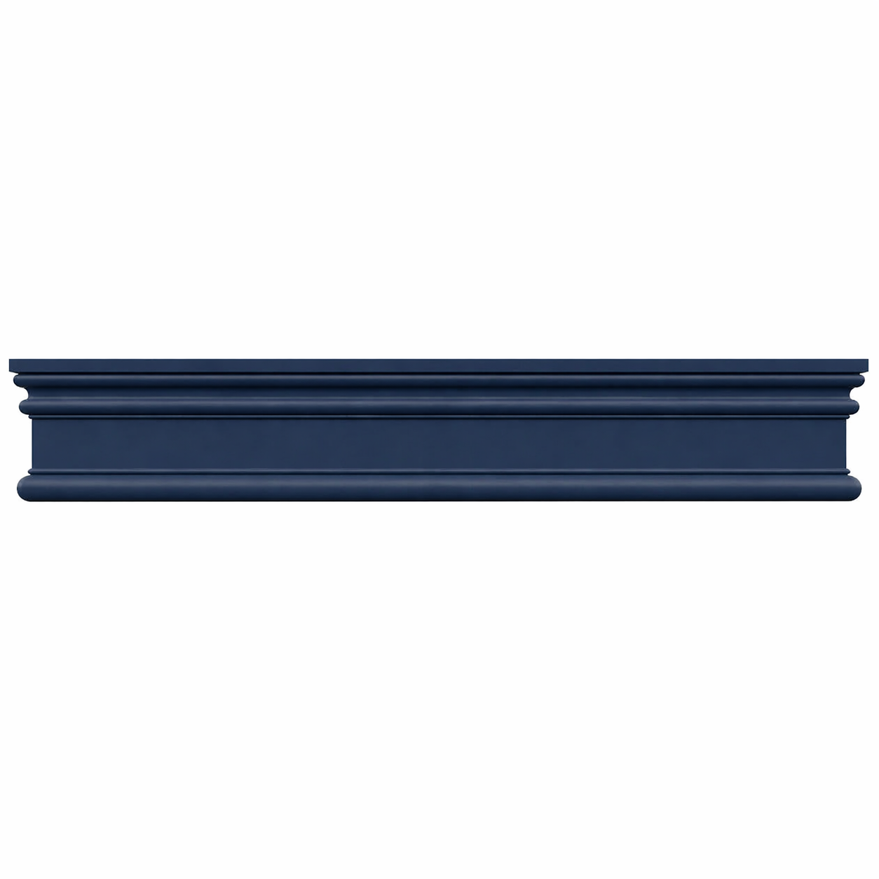 Navy Blue Crown Moulding