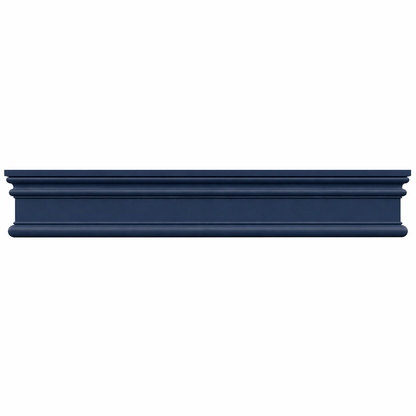 Navy Blue Crown Moulding