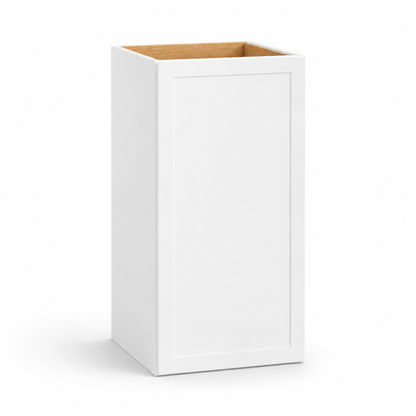 Slim Shaker White 30″ H Single Door Wall Cabinet