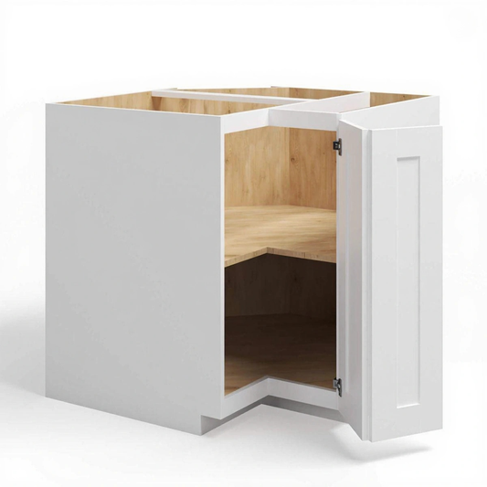 White Shaker Easy Reach Base Cabinet