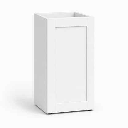 White Shaker 36″ H Single Door Wall Cabinet