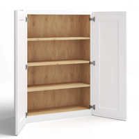 White Shaker 42″ H Double Door Wall Cabinet