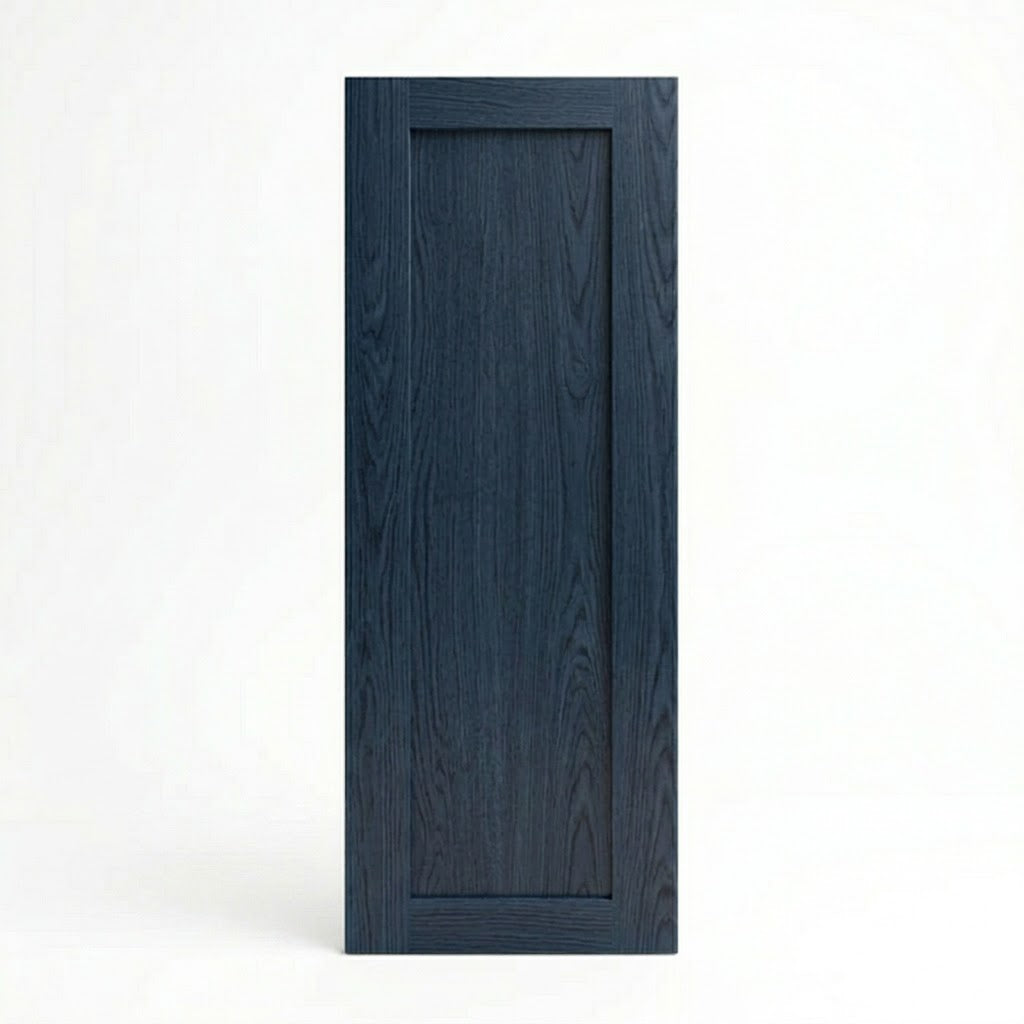 Navy Blue Base Decorative Door Panel