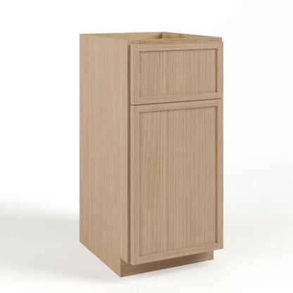 Slim Shaker Oak 18"W x 29-1/2"H Two Drawer Document File Base Cabinets