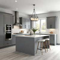 Gray Shaker 36″ H Double Door Wall Cabinet