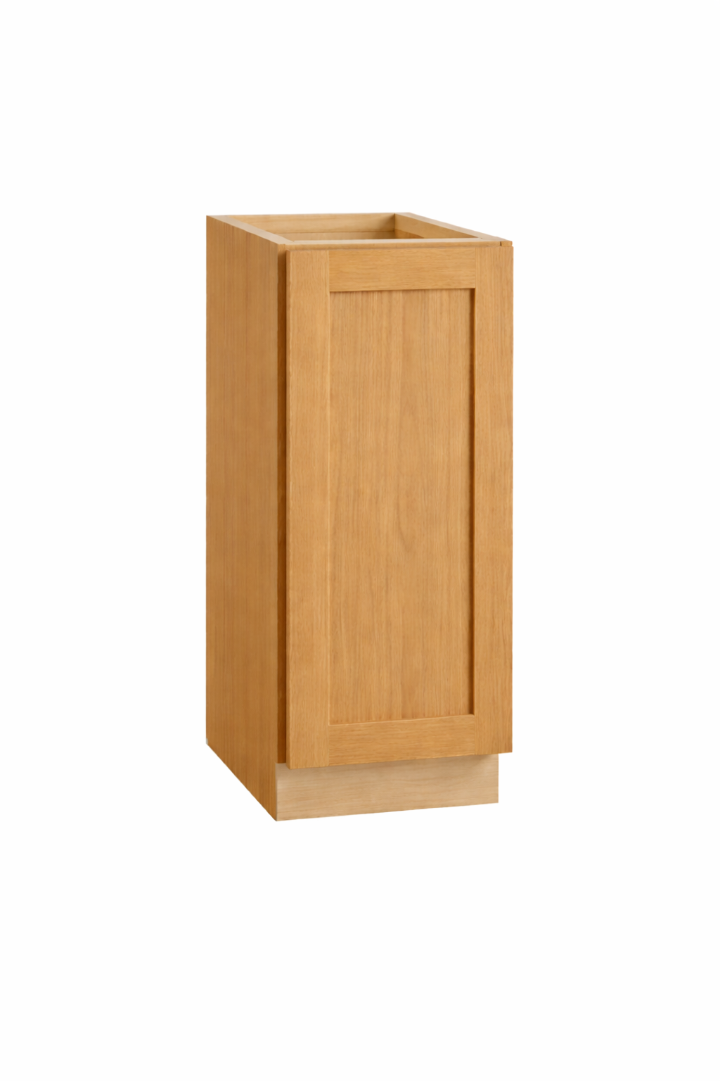 Slim Shaker Oak Base Cabinet 12