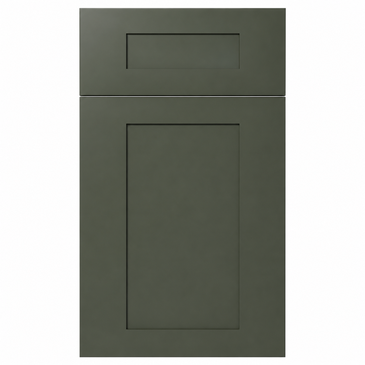 Aston Green Shaker Sample Door