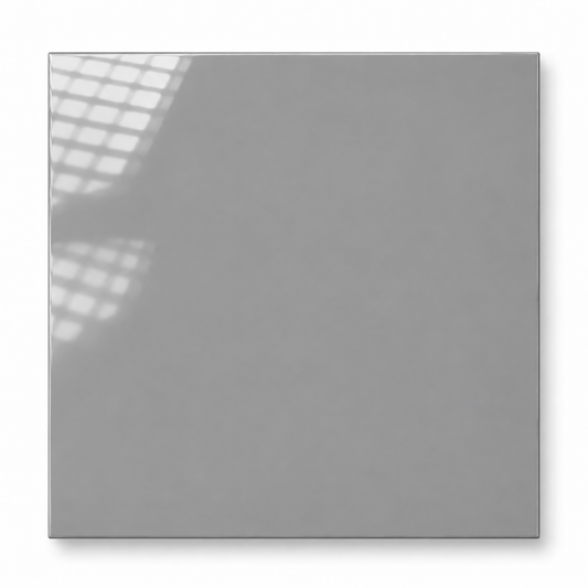 Compact flat-panel Bright Gray Slab mini sample door displaying neutral gray surface by USA Cabinets Outlet.