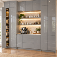 Bright Gray Slab Sample Door (High Gloss)