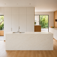 Calacatta Cream Quartz Countertop (Ivory Amber)