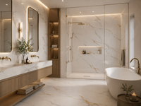 Calacatt Royal Gold Quartz Countertop (Calacatta Eclipse)