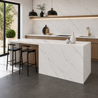 Calacatta Ultra White Quartz Countertop (Calacatta Lumina)