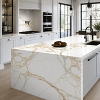 Calacatta Oro Quartz Countertop (Calacatta Sunset)