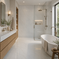 Carrara White Quartz Countertop (Calacatta Lucca)