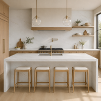Carrara White Quartz Countertop (Calacatta Lucca)
