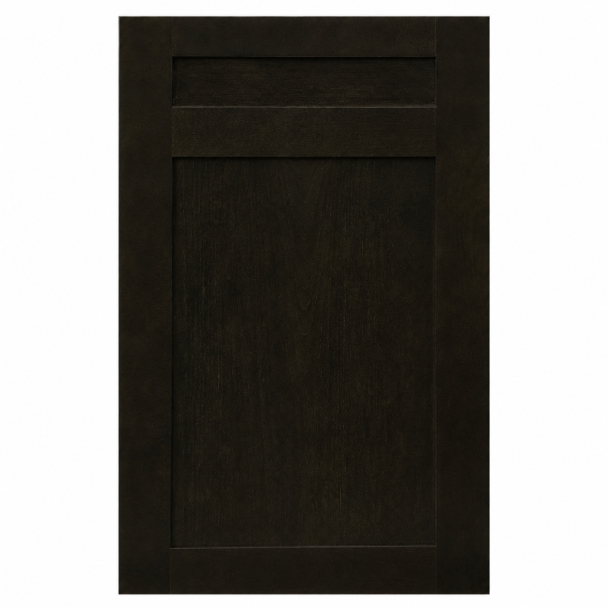 Dark brown cabinet door on a white background|USA Cabinets Outlet |