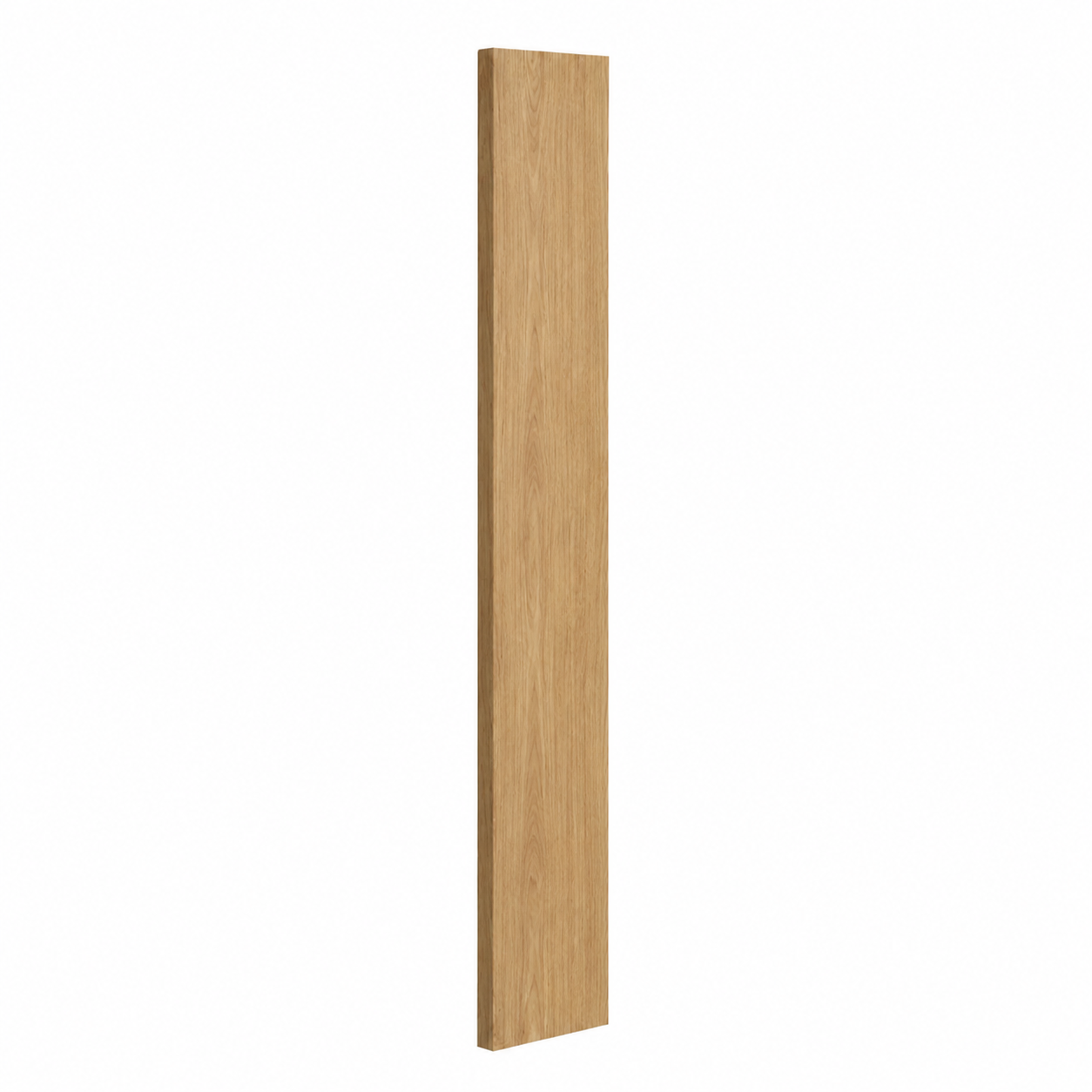 A single rectangular wood panel with a light oak grain finish, shown vertically against a plain white background | USA Cabinets Outlet |