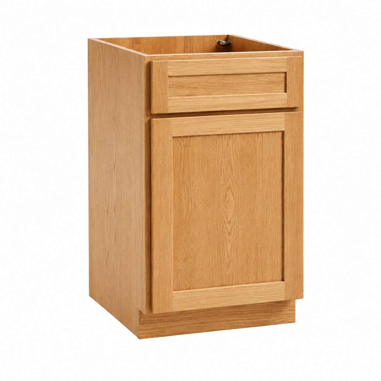 English Toffee Oak 24"D  Base Cabinet Single Door One Drawer